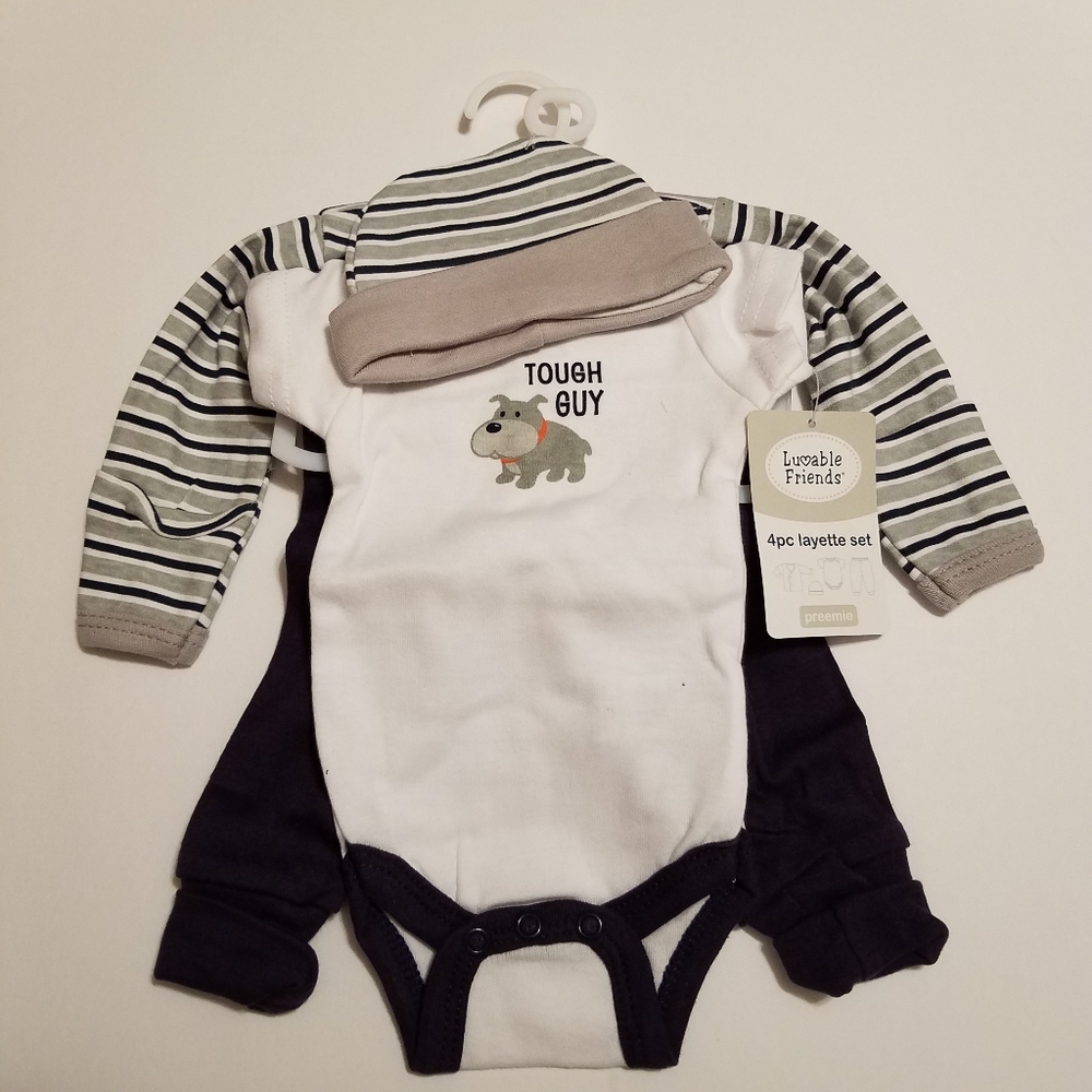 4PC PREEMIE Luvable Friends SET